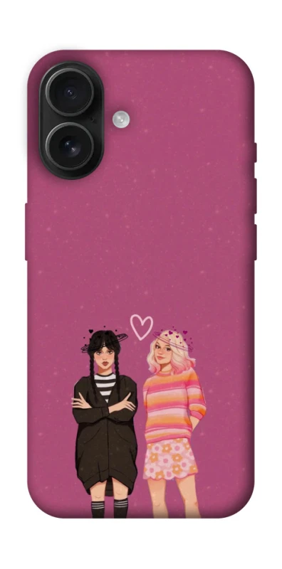 Чохол на Apple iPhone 16 Raven & Rainbow Wednesday фото 1 з 1