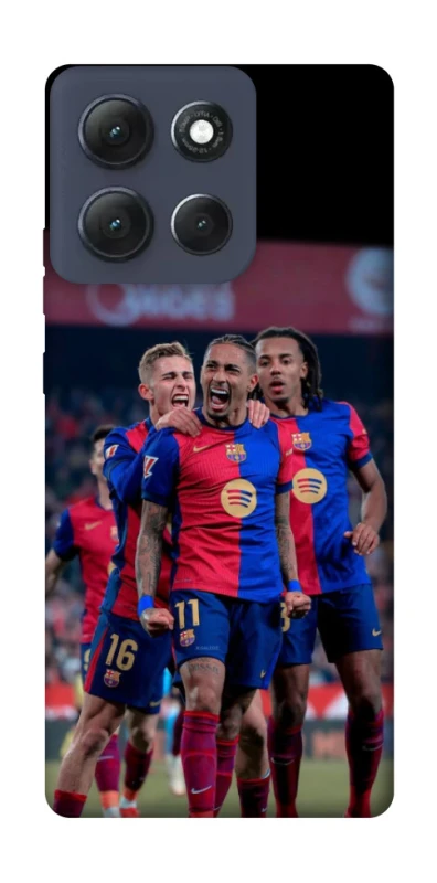Чехол на Motorola Moto G86 Power FC Barcelona team фото 1 из 1