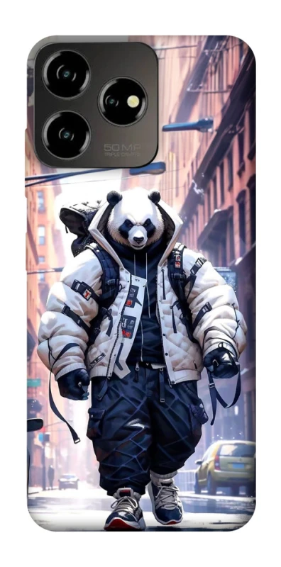 Чохол на ZTE Blade V50 Design 4G Панда кур'єр фото 1 Чохол на ZTE Blade V50 Design 4G Панда кур'єр фото 1 з 1