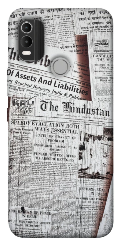 Чохол на Nokia C21 Plus Газети фото 1 з 1