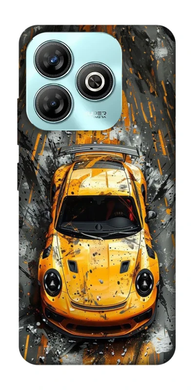 Чехол на ZTE Blade A75 4G Drawn Porsche фото 1 из 1