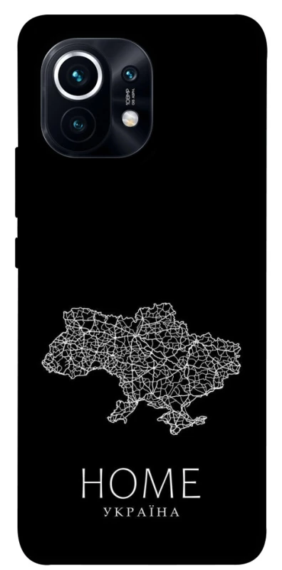 Чохол на Xiaomi Mi 11 Ukraine black map фото 1 з 1