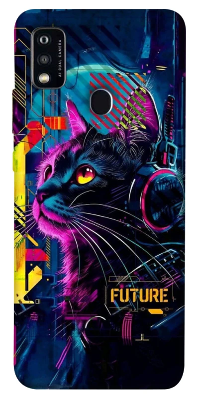 Чохол на ZTE Blade A51 Cyber Cat v2 фото 1 з 1