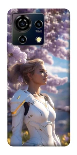 Чехол на ZTE Blade V50 Vita Cyber space girl ver.1 фото 1 из 1