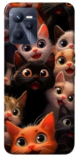 Чохол на Realme C35 happy cats фото 1 з 1