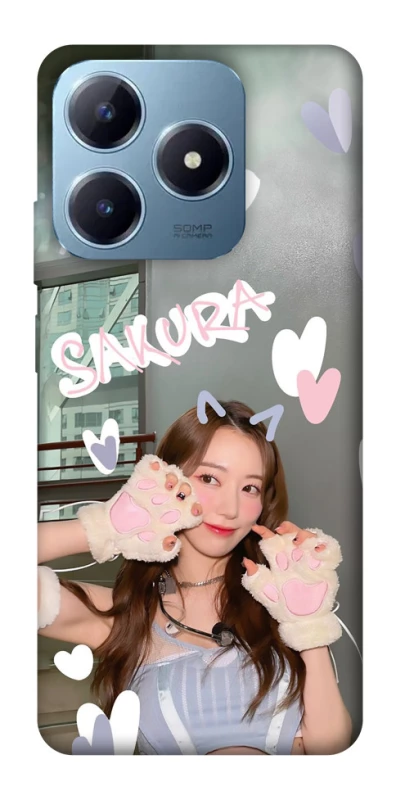 Чехол на Realme C63 Sakura - LE SSERAFIM фото 1 из 1