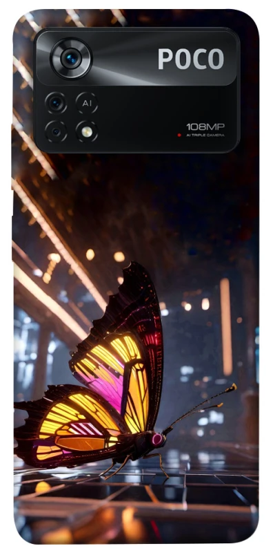 Чохол на Xiaomi Poco X4 Pro 5G Cyber butterfly фото 1 з 1