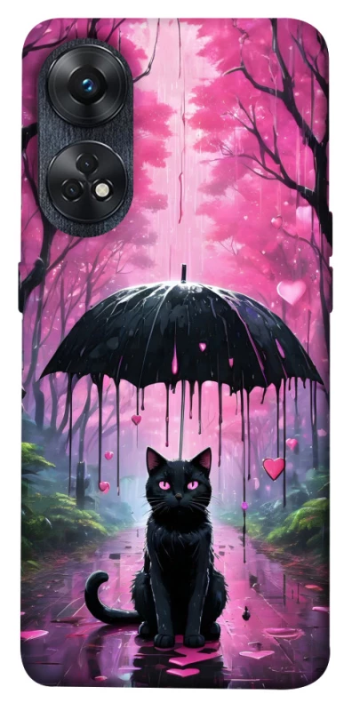 Чохол на Oppo Reno 8T 4G Black cat фото 1 з 1