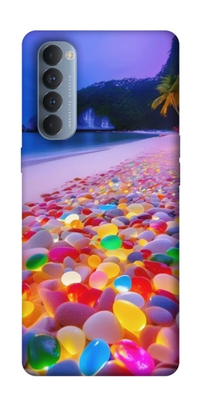 Чохол на Oppo Reno 4 Pro Каміння світиться на березі фото 1 з 1