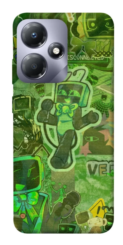 Чохол на Infinix Hot 30i Dandysworld tv green theme фото 1 з 1