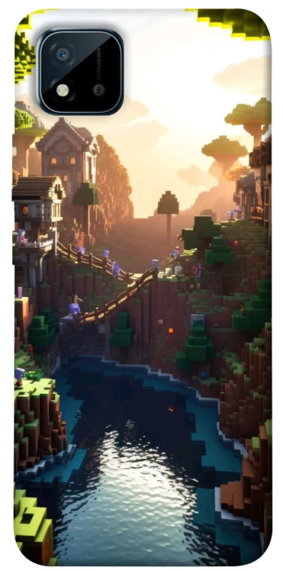 Чохол на Realme C20 Minecraft sunset фото 1 з 1