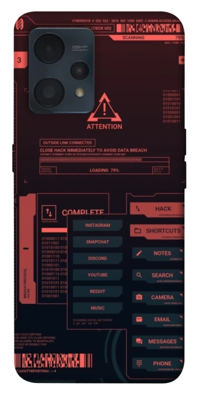 Чехол на Realme 9 4G / 9 Pro+ Attention фото 1 из 1