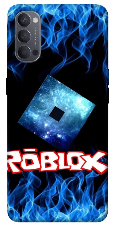 Чохол на Oppo Reno 4 Roblox Galaxy Flame Logo фото 1 з 1