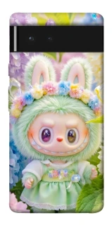 Чехол на Google Pixel 6 Labubu & Flowers ver.2 фото 1 из 1