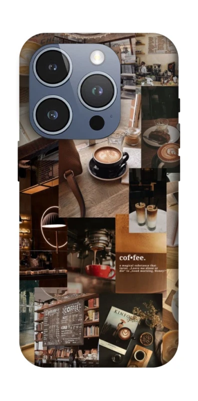 Чохол на Apple iPhone 16 Pro Coffee collage ver.2 фото 1 з 1
