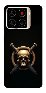 Чохол на ZTE Blade A56 Golden Skull фото 1 з 1