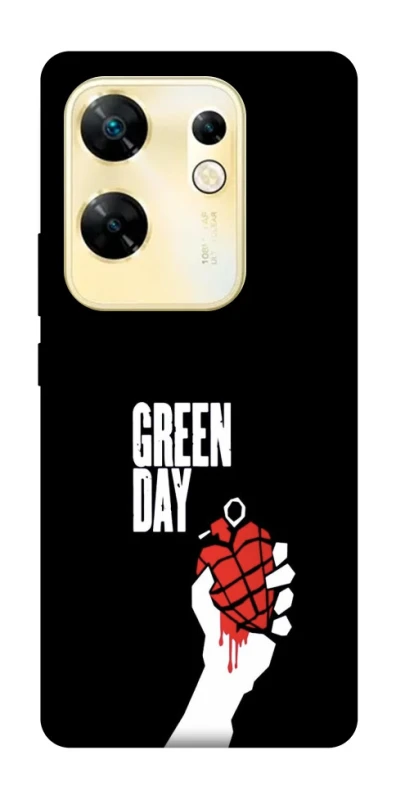 Чехол на Infinix Zero 30 4G Green Day logo фото 1 Чехол на Infinix Zero 30 4G Green Day logo фото 1 из 1