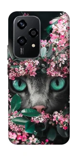Чохол на Honor 200 Lite Кіт в квітах фото 1 з 1