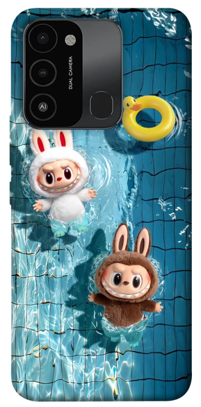 Чохол на TECNO Spark 8C Labubu in the pool фото 1 з 1