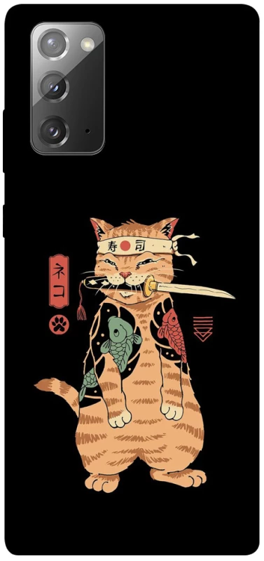 Чохол на Samsung Galaxy Note 20 Кіт-самурай фото 1 з 1