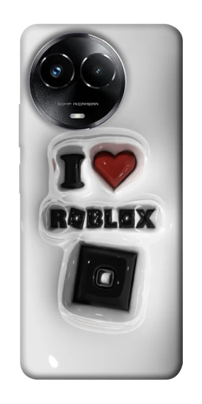 Чохол на Realme C67 4G I love Roblox фото 1 з 1