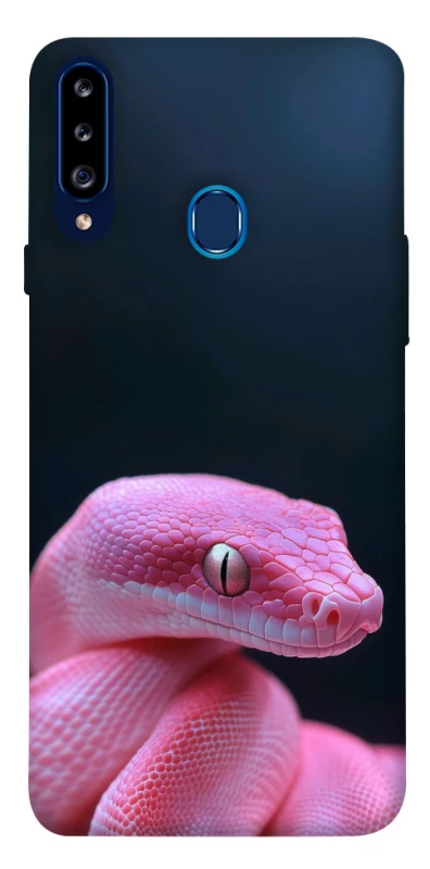 Чохол на Samsung Galaxy A20s Рожева змія фото 1 з 1