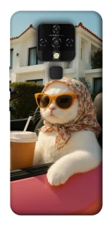 Чехол на TECNO Camon 16 SE Stylish Cat Cruise фото 1 Чехол на TECNO Camon 16 SE Stylish Cat Cruise фото 1 из 1
