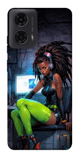 Чохол на Motorola Moto G04 Cyber girl фото 1 з 1