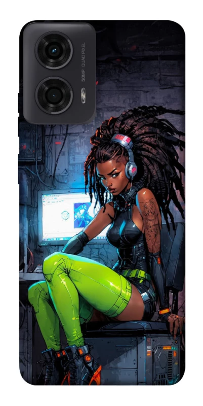 Чохол на Motorola Moto G24 Cyber girl фото 1 з 1