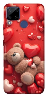 Чехол на Realme C15 bear in hearts фото 1 из 1