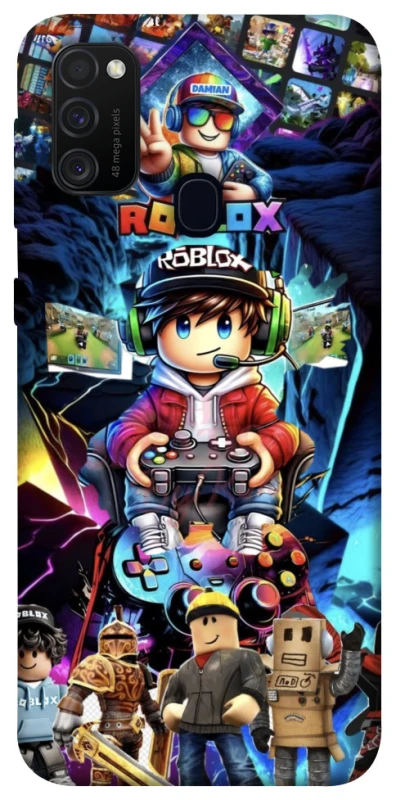 Чохол на Samsung Galaxy M21 Roblox collage ver.4 фото 1 з 1