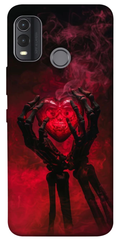 Чохол на Nokia G11 Plus Heart in the hands of a skeleton фото 1 з 1