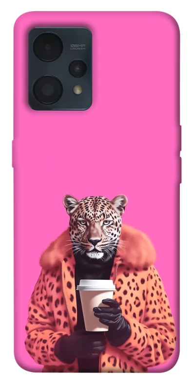 Чохол на Realme 9 4G / 9 Pro+ Леопард з кавою фото 1 з 1