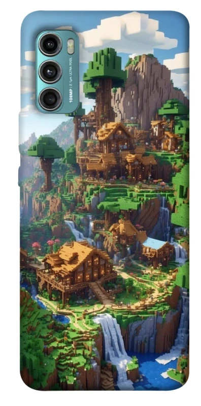 Чехол на Motorola Moto G60 Minecraft universe фото 1 из 1