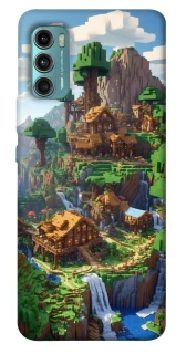 Чехол на Motorola Moto G60 Minecraft universe фото 1 из 1