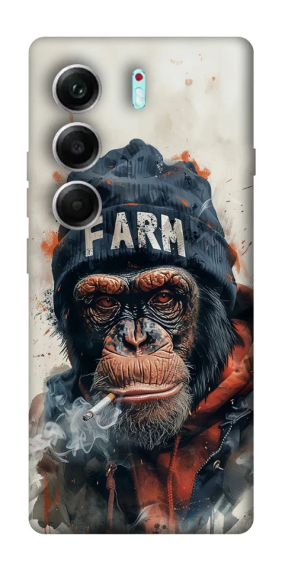 Чехол на Tecno Camon 40 Pro Шимпанзе v3 фото 1 из 1