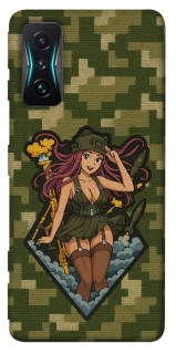 Чохол на Xiaomi Redmi K50 Gaming Military Waifu фото 1 з 1