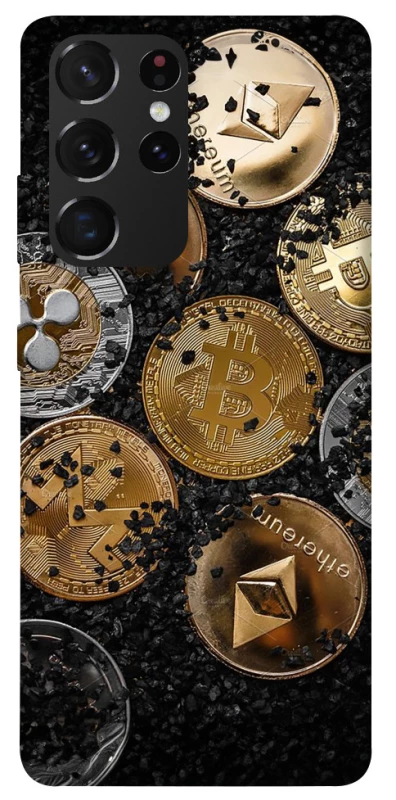 Чохол на Samsung Galaxy S21 Ultra Many coins v2 фото 1 з 1
