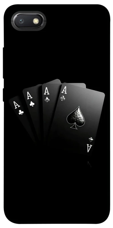 Чохол на Xiaomi Redmi 6A Black Cards фото 1 з 1