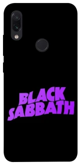 Чехол на Xiaomi Redmi Note 7 / Note 7 Pro / Note 7s Black Sabbath logo ver.1 фото 1 из 1