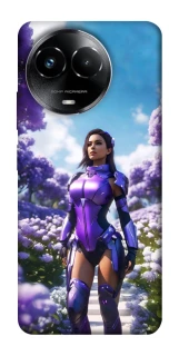 Чехол на Realme C67 4G Cyber space girl ver.4 фото 1 из 1