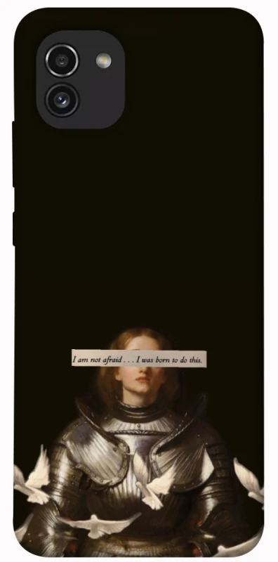 Чехол на Samsung Galaxy A03 Not afraid фото 1 из 1