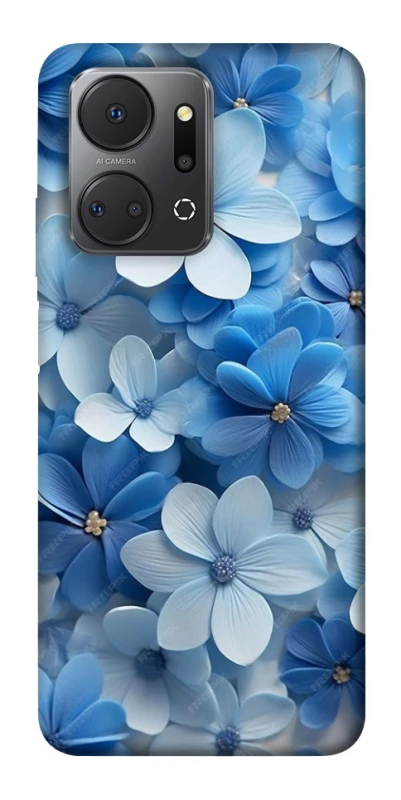 Чохол на Huawei Honor X7a Сині квіти фото 1 з 1