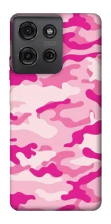 Чехол на Motorola Moto G75 camouflage pink фото 1 из 1