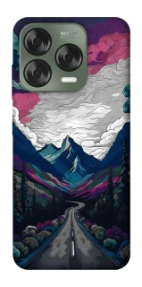 Чехол на ZTE Nubia V70 Design Нарисованные горы фото 1 из 1