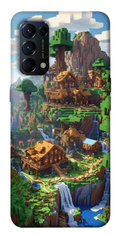 Чохол на Oppo Reno 5 4G Minecraft universe фото 1 з 1