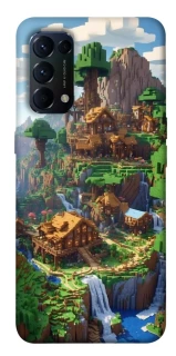 Чохол на Oppo Reno 5 4G Minecraft universe фото 1 з 1