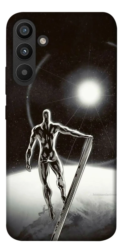 Чехол на Samsung Galaxy A34 5G Серебряный сёрфер фото 1 из 1