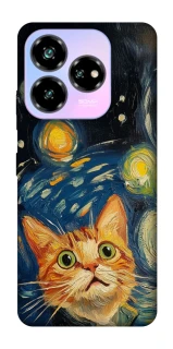 Чехол на ZTE Nubia V60 paint cat фото 1 из 1