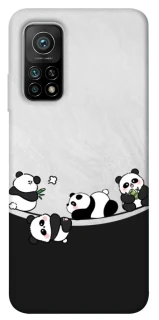 Чохол на Xiaomi Mi 10T Four pandas фото 1 з 1